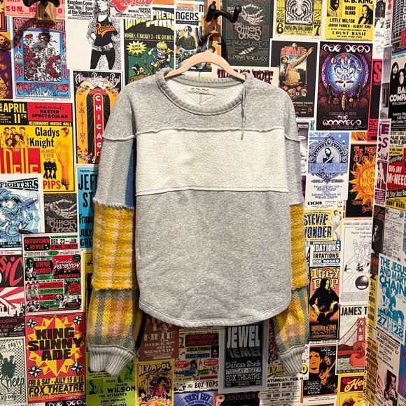 We The Free Multicolor Patchwork Sweater - Picture 3 of 4